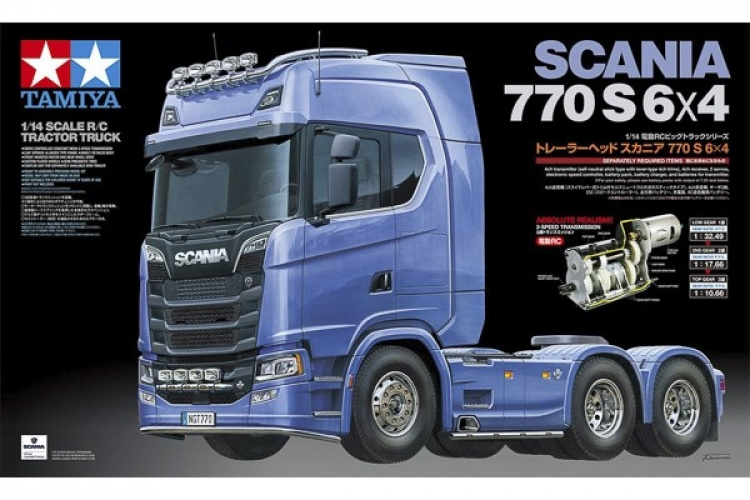 TAMIYA 1/14 R/C Scania 770 S 6x4