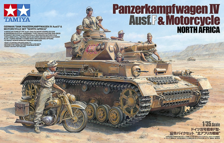 TAMIYA 1/35 German Tank Panzerkampfwagen IV Ausf.F