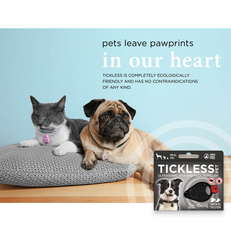 TICKLESS Flåtbeskyttelse Pet Black TICKLESS Flåtbeskyttelse Pet Black