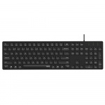 Rapoo Keyboard NK8020 USB-kablet Sort