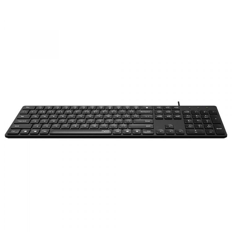 Rapoo Keyboard NK8020 USB-kablet Sort