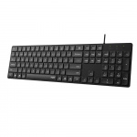 Rapoo Keyboard NK8020 USB-kablet Sort