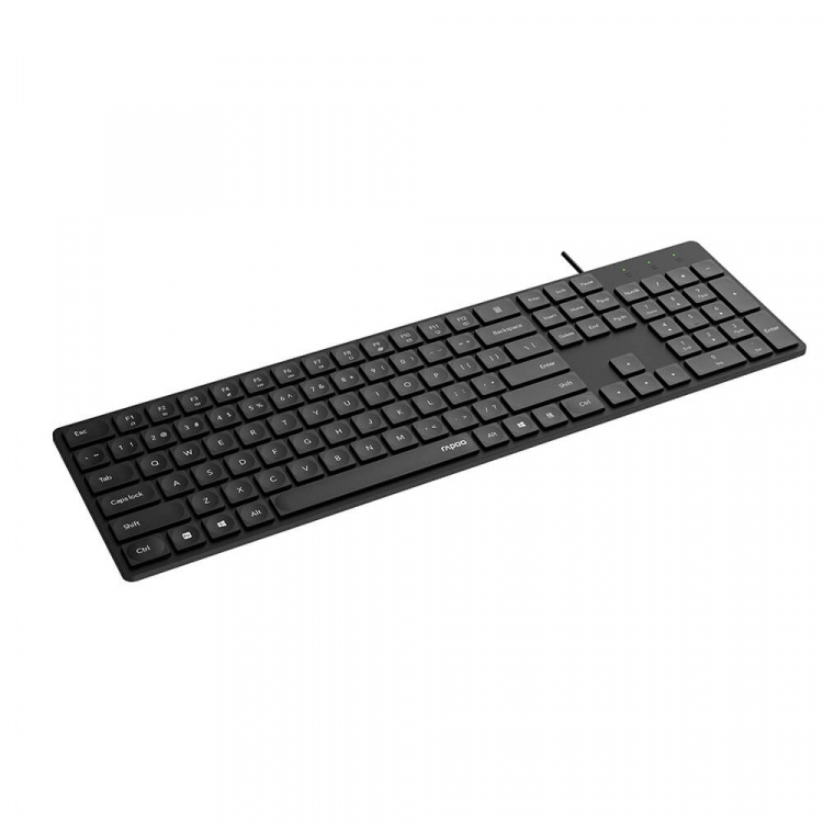Rapoo Keyboard NK8020 USB-kablet Sort