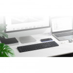 Rapoo Tastatur E9800M Multi-Mode Trådløst Mørkegrå