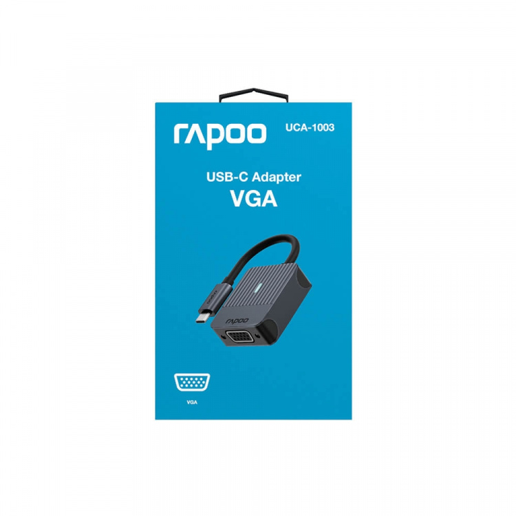 Rapoo Adapter USB-C UCA-1003 USB-C til VGA Rapoo Adapter USB-C UCA-1003 USB-C til VGA