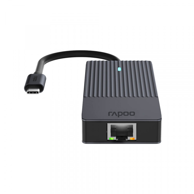 Rapoo Multiport USB-C UCM-2004 8-i-1 USB-C-Adapter Rapoo Multiport USB-C UCM-2004 8-i-1 USB-C-Adapter