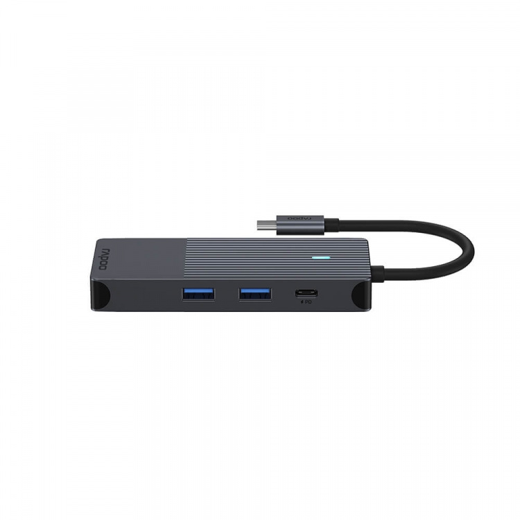 Rapoo Multiport USB-C UCM-2004 8-i-1 USB-C-Adapter Rapoo Multiport USB-C UCM-2004 8-i-1 USB-C-Adapter