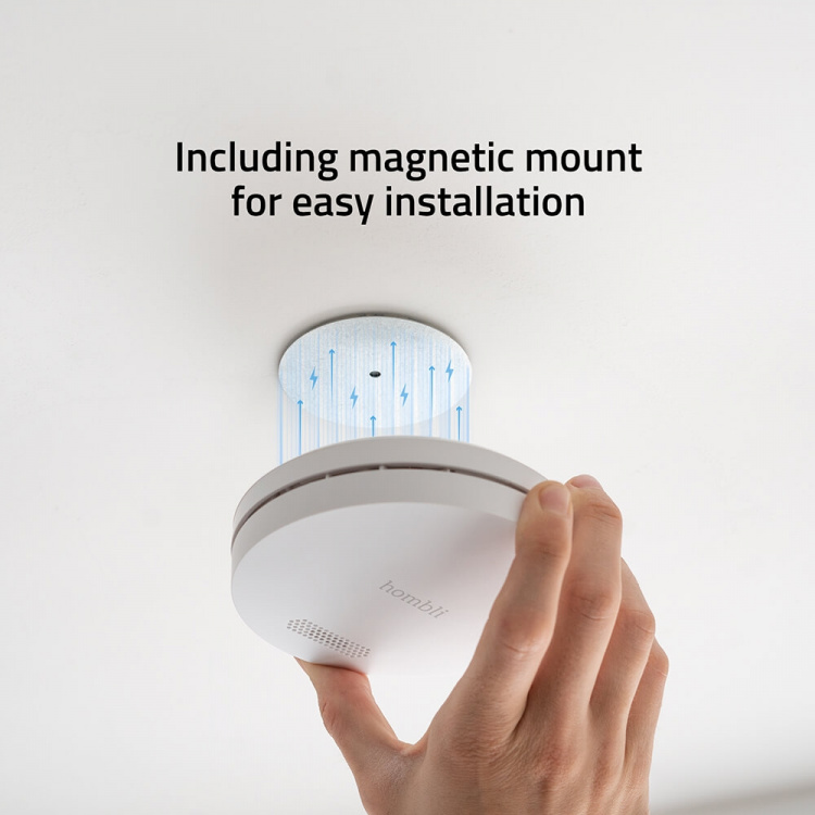 Hombli Smart Røgalarm Hvid