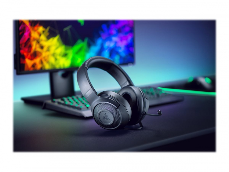 Razer USA Razer Kraken X Lite Kabling Headset Sort