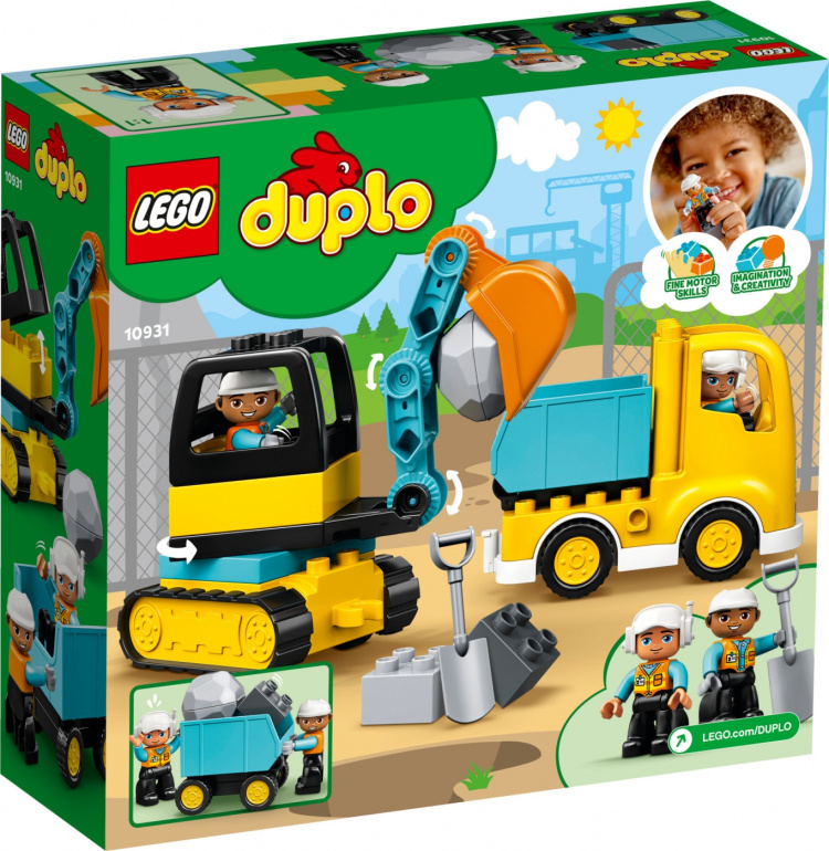 LEGO DUPLO Town 10931 - Lastbil och grävmaskin