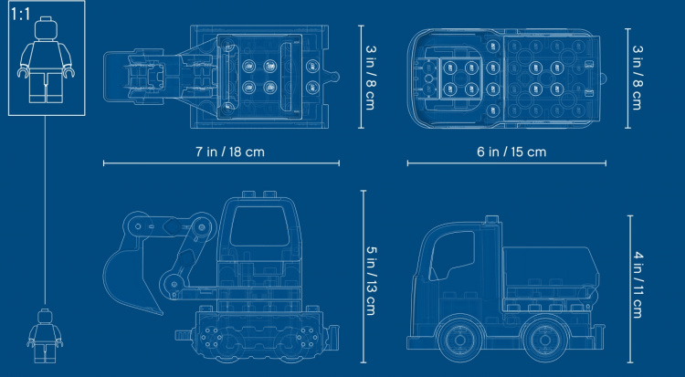 LEGO DUPLO Town 10931 - Lastbil och grävmaskin