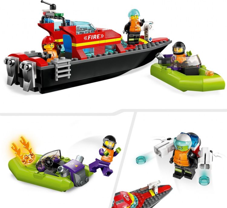 LEGO City Fire 60373 - Fire Rescue Boat LEGO City Fire 60373 - Fire Rescue Boat