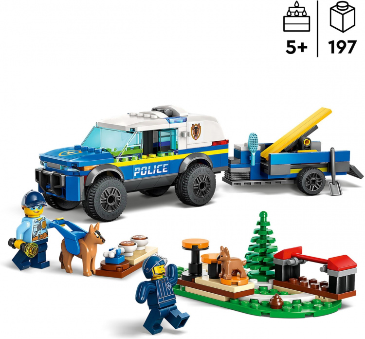 LEGO City Police 60369 - Mobile Police Dog Training