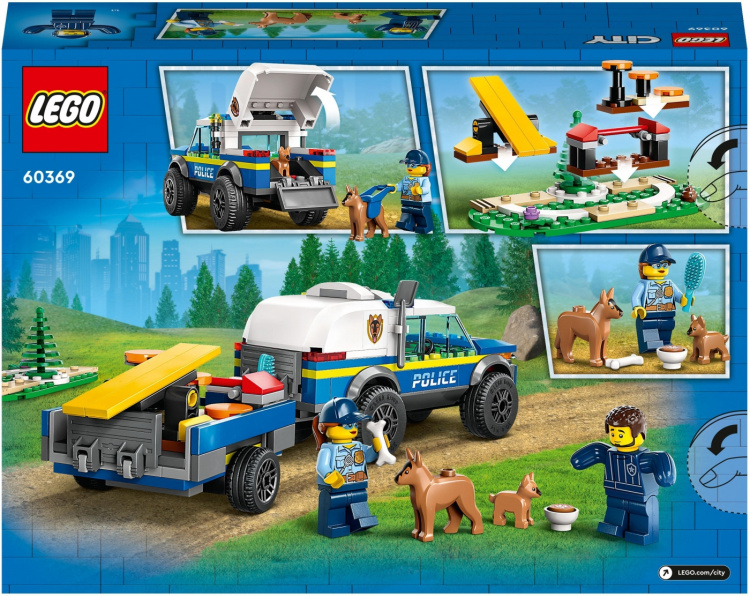 LEGO City Police 60369 - Mobile Police Dog Training