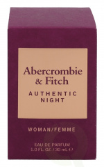 Abercrombie & Fitch Authentic Night Women Edp Spray carton @ 1 bottle x 30 ml