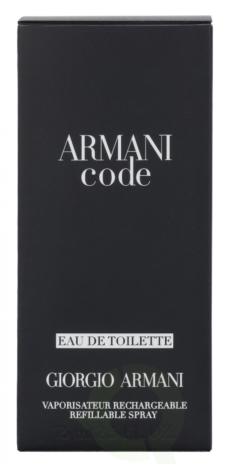 Armani Code Pour Homme Edt Spray carton @ 1 bottle x 75 ml