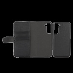 essentials Samsung Galaxy S22+ PU wallet,detach, 3 card,Black