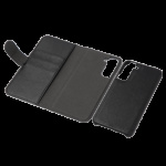 essentials Samsung Galaxy S22+ PU wallet,detach, 3 card,Black