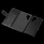 væsentlige Samsung Galaxy S22 Ultra PU væg, detac, 3 kort, Blk væsentlige Samsung Galaxy S22 Ultra PU væg, detac, 3 kort, Blk