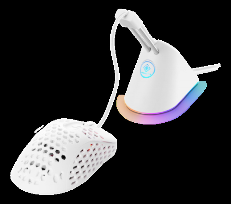 deltaco_gaming Mouse Bungee, vit/RGB