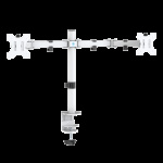 deltaco_gaming WHITE LINE WA86 Dual-monitor desk arm, 13-32