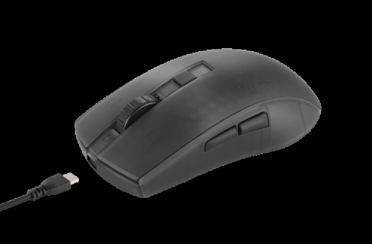 deltaco_gaming DM320 Wireless Semi-transparent RGB Lightweight mouse, black deltaco_gaming DM320 Wireless Semi-transparent RGB Lightweight mouse, black