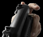 GADGETMONSTER Håndholdt mobil spilcontroller med 2000 mAh powerbank - sort