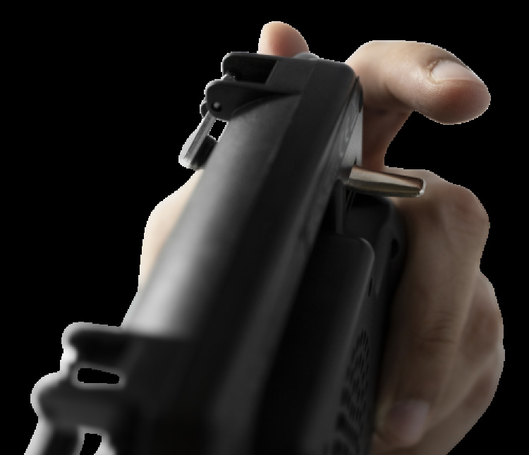 GADGETMONSTER Håndholdt mobil spilcontroller med 2000 mAh powerbank - sort