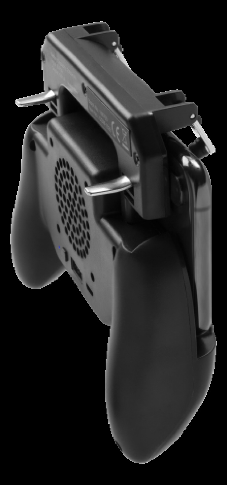 GADGETMONSTER Håndholdt mobil spilcontroller med 2000 mAh powerbank - sort