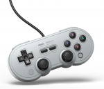 8BitDo SN30 Pro USB Game Controller, Grey, Switch / PC