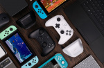 8BitDo Ultimate Bluetooth Controller, White, Switch / PC