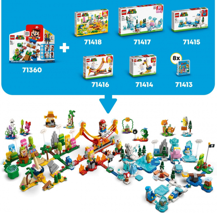 LEGO Super Mario 71417 - Fliprus Snow Adventure Expansion Set