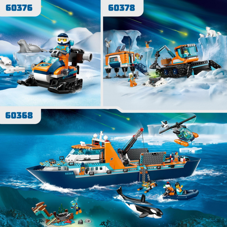 LEGO City Exploration 60368 - Arctic Explorer Ship LEGO City Exploration 60368 - Arctic Explorer Ship