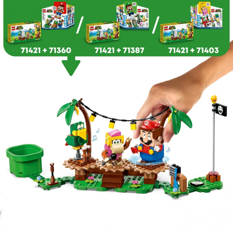LEGO Super Mario 71421 - Dixie Kong\'s Jungle Jam Expansion Set