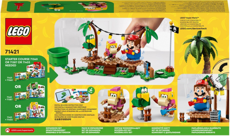 LEGO Super Mario 71421 - Dixie Kong\'s Jungle Jam Expansion Set