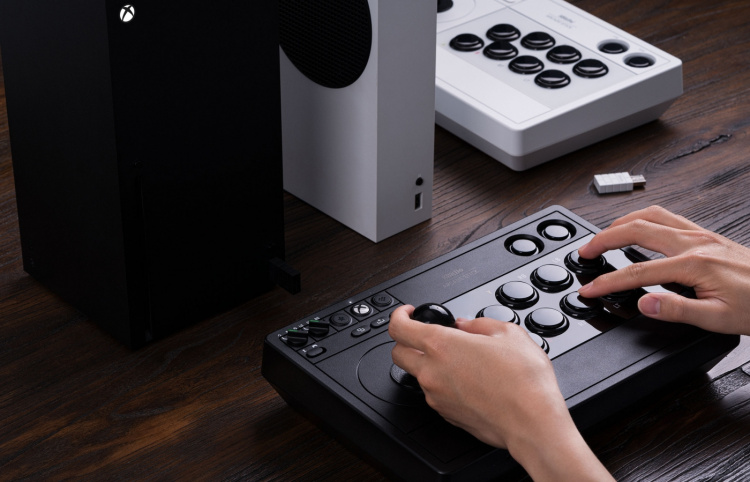 8BitDo Arcade Stick, Black, Xbox / PC
