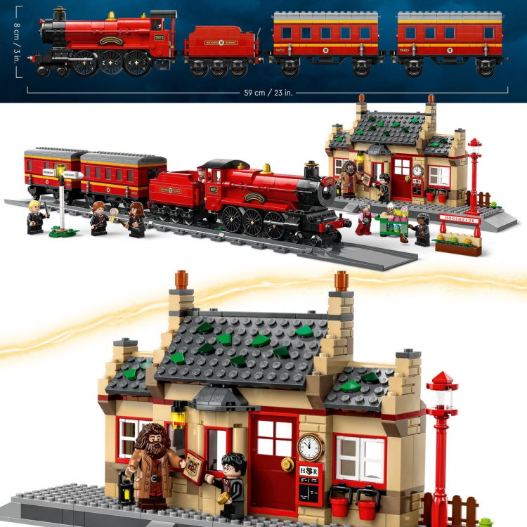 LEGO Harry Potter 76423 - Hogwarts Express Train Set with Hogsmeade Station LEGO Harry Potter 76423 - Hogwarts Express Train Set with Hogsmeade Station