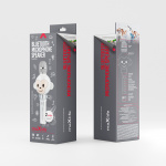 Maxlife Animal MX-100 - Bluetooth-karaokemikrofon med indbygget højttaler, hvid