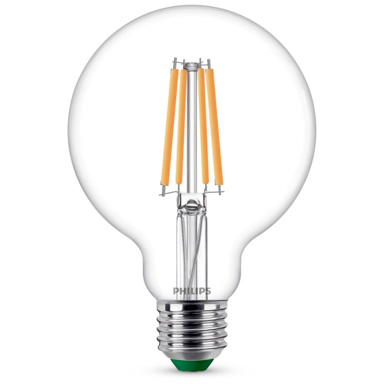 Philips LED E27 G95 Glob 4W (60W) Klar 840lm 2700K Energiklass A