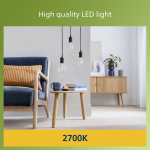 Philips LED E27 G95 Glob 4W (60W) Klar 840lm 2700K Energiklass A