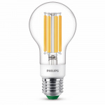 Philips LED E27 Normal 4W (60W) Klar Dimbar 840lm 2700K Energiklass A