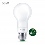 Philips LED E27 Normal 4W (60W) Frost Dimbar 840lm 2700K Energiklass A Philips LED E27 Normal 4W (60W) Frost Dimbar 840lm 2700K Energiklass A