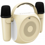 Celly Partymic2 Trådlös högtalare RGB + 2 trådl. mikrofoner Celly Partymic2 Trådlös högtalare RGB + 2 trådl. mikrofoner