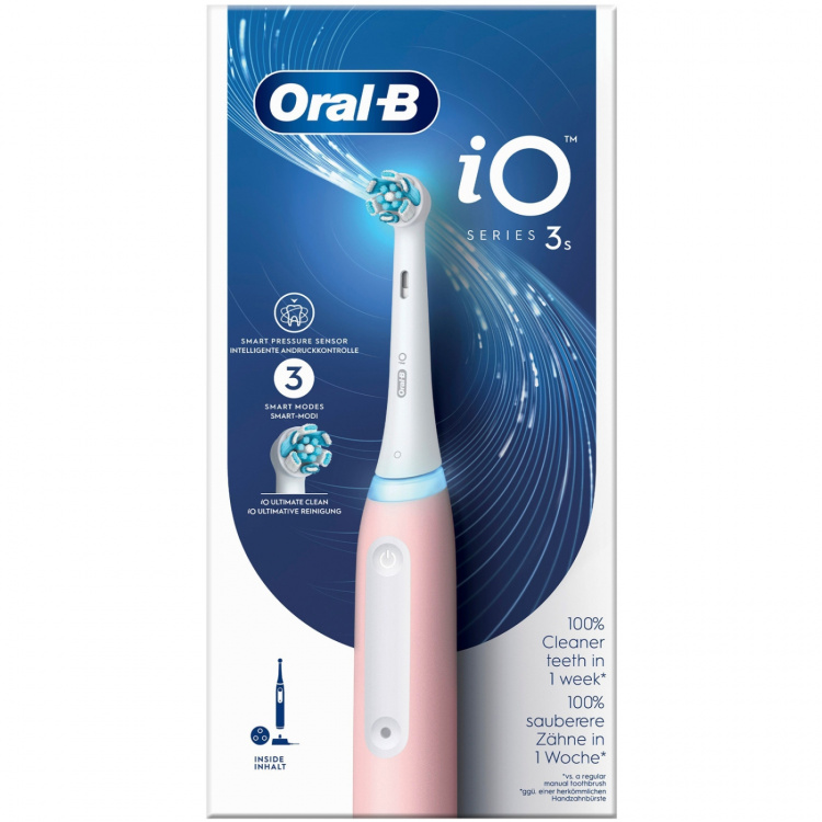 Oral B Eltandborste iO3S Blush Pink Oral B Eltandborste iO3S Blush Pink