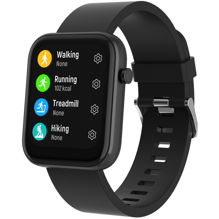DENVER Bluetooth smartwatch with heart rate sensor, blood pressure and blood oxygen monitor