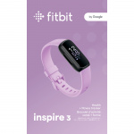Fitbit Inspire 3, Black/Lilac Bliss
