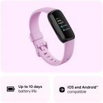 Fitbit Inspire 3, Black/Lilac Bliss