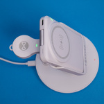 Forever MACS-100 - 5-i-1 trådløs opladningsstation med bærbar Qi-powerbank 5000 mAh, hvid Forever MACS-100 - 5-i-1 trådløs opladningsstation med bærbar Qi-powerbank 5000 mAh, hvid