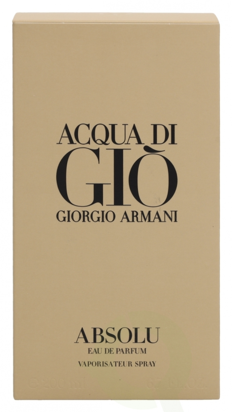 Armani Acqua Di Gio Absolu Edp Spray 200 ml