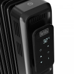 BLACK+DECKER Olieradiator Digital 2000W Sort